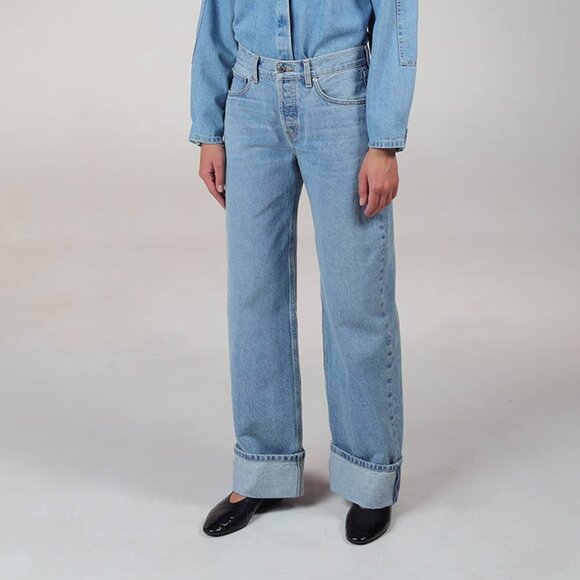 Etica Stanton High Rise Relaxed Cuff in Atwood, Size 26